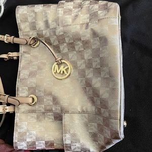 Gold Michael Kors Purse
